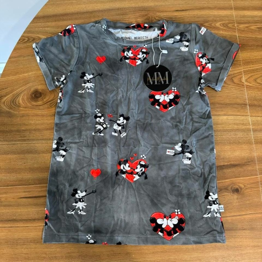 Mickey Mouse Gray Kids Shirt by